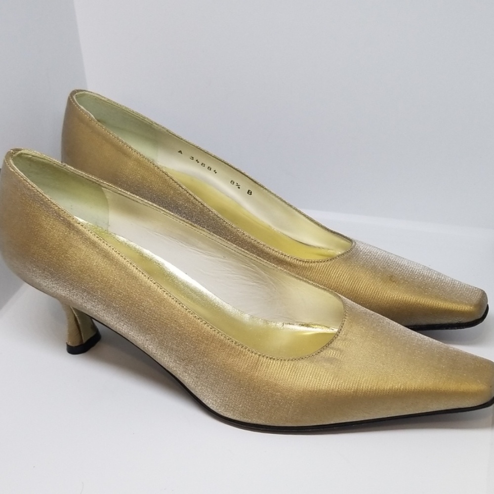Stuart Weitzman 34884 Satin Evening Fabric Shoe